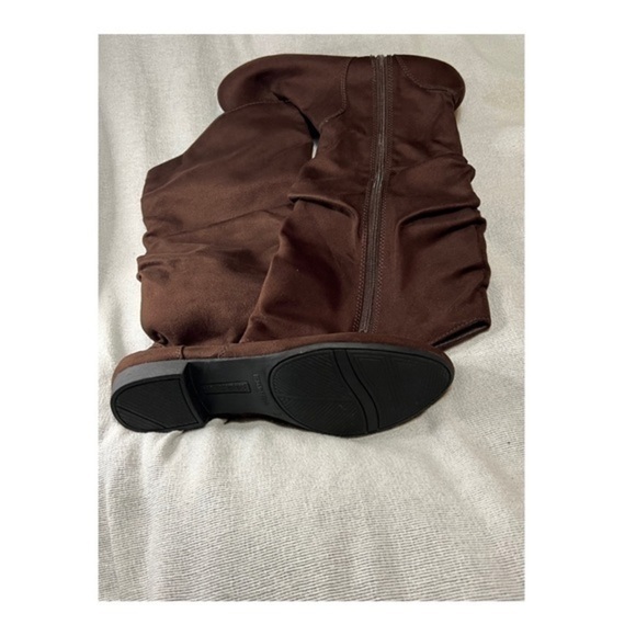 BROWN Faux Suede Boots By Lower Eastside - Picture 1 of 6